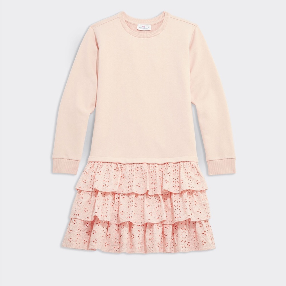 Vineyard Vines eyelet sweatshirt dress Medium 8-10